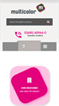 Mobile Screenshot of druckerei-multicolor.com